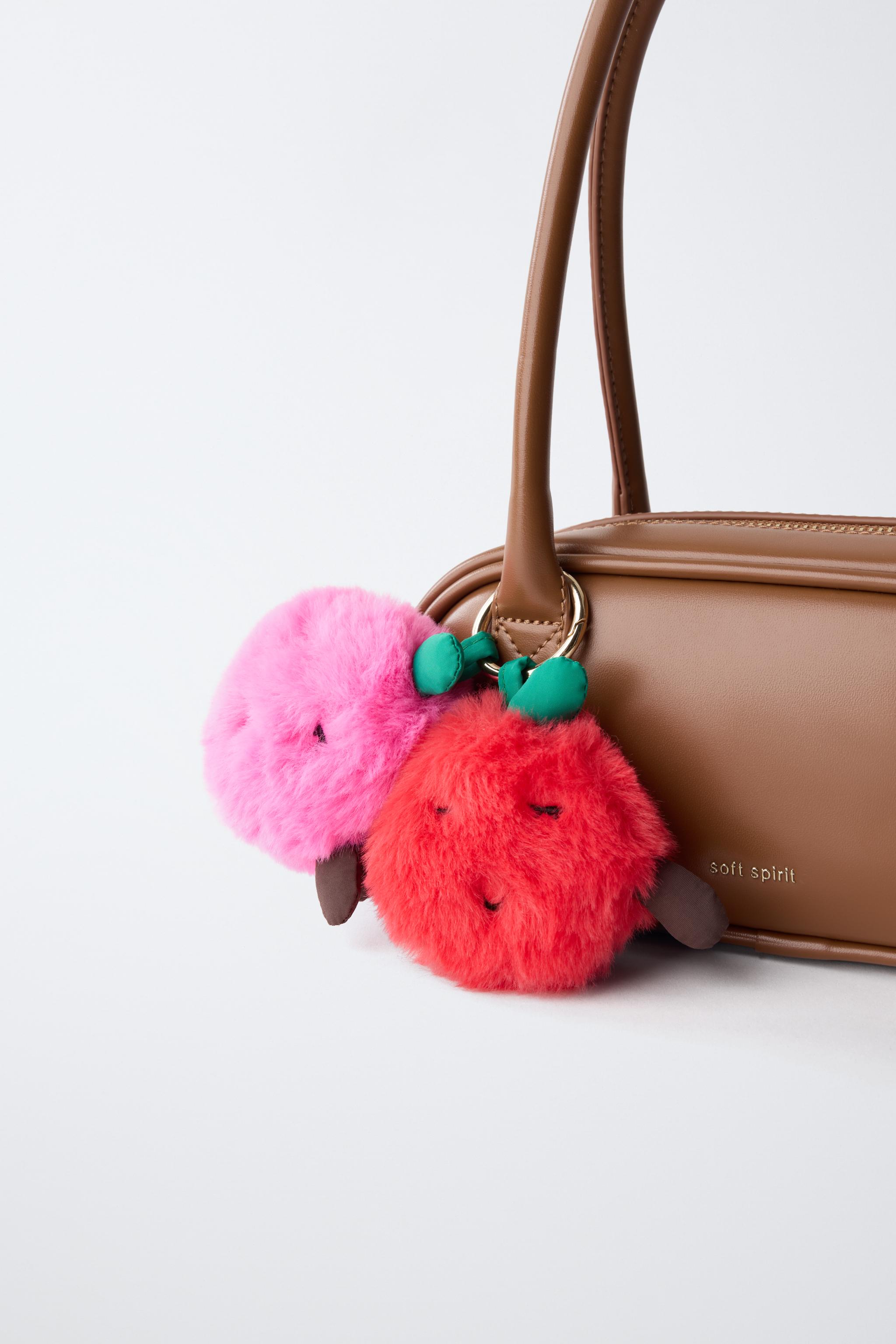 SAC À ÉPAULE POMPONS